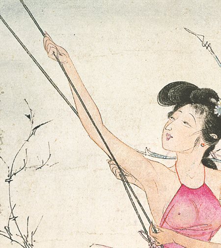 卢湾-胡也佛的仕女画和最知名的金瓶梅秘戏图